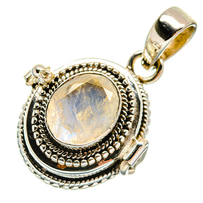 Rainbow Moonstone Pendants handcrafted by Ana Silver Co - PD23674 - Photo 2