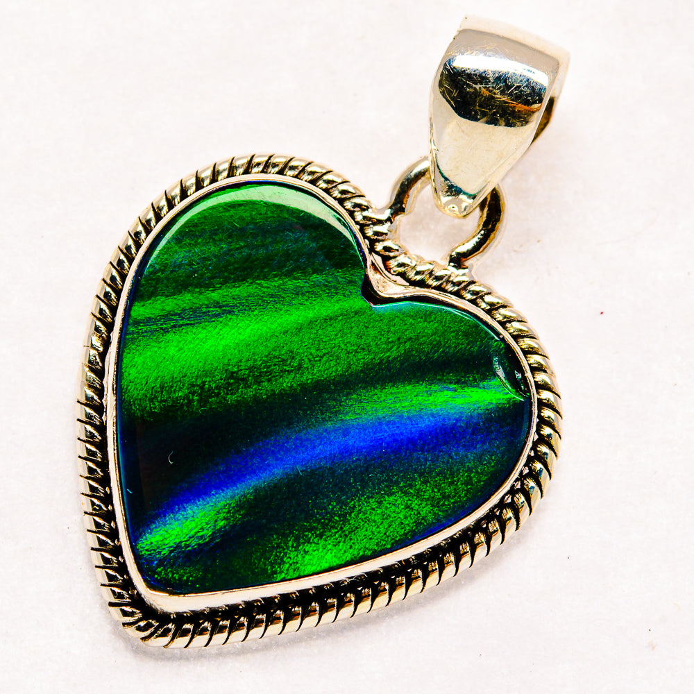 Aura Opal Pendants handcrafted by Ana Silver Co - PD23678 - Photo 2