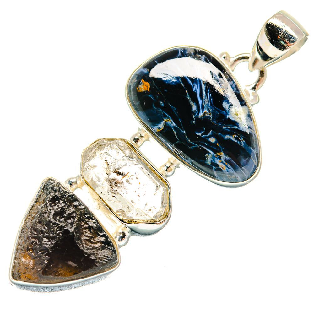 Pietersite Pendants handcrafted by Ana Silver Co - PD23693 - Photo 2