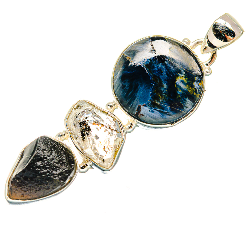 Pietersite Pendants handcrafted by Ana Silver Co - PD23694 - Photo 2