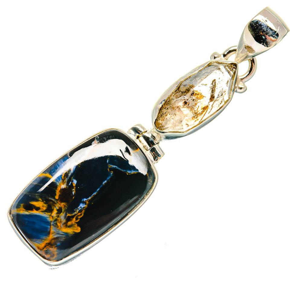 Pietersite Pendants handcrafted by Ana Silver Co - PD23696 - Photo 2
