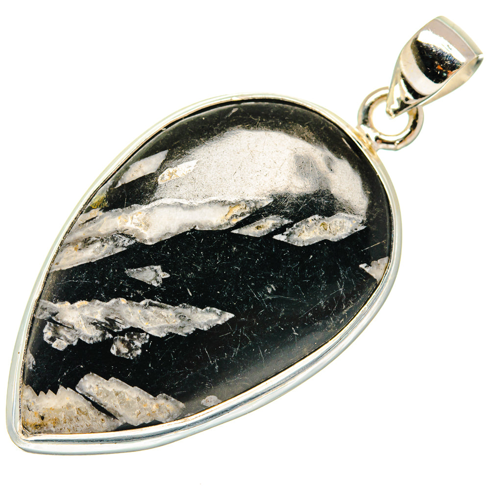 Chrysanthemum Stone Pendants handcrafted by Ana Silver Co - PD23707 - Photo 2