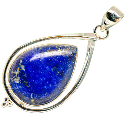 Lapis Lazuli Pendants handcrafted by Ana Silver Co - PD23716 - Photo 2