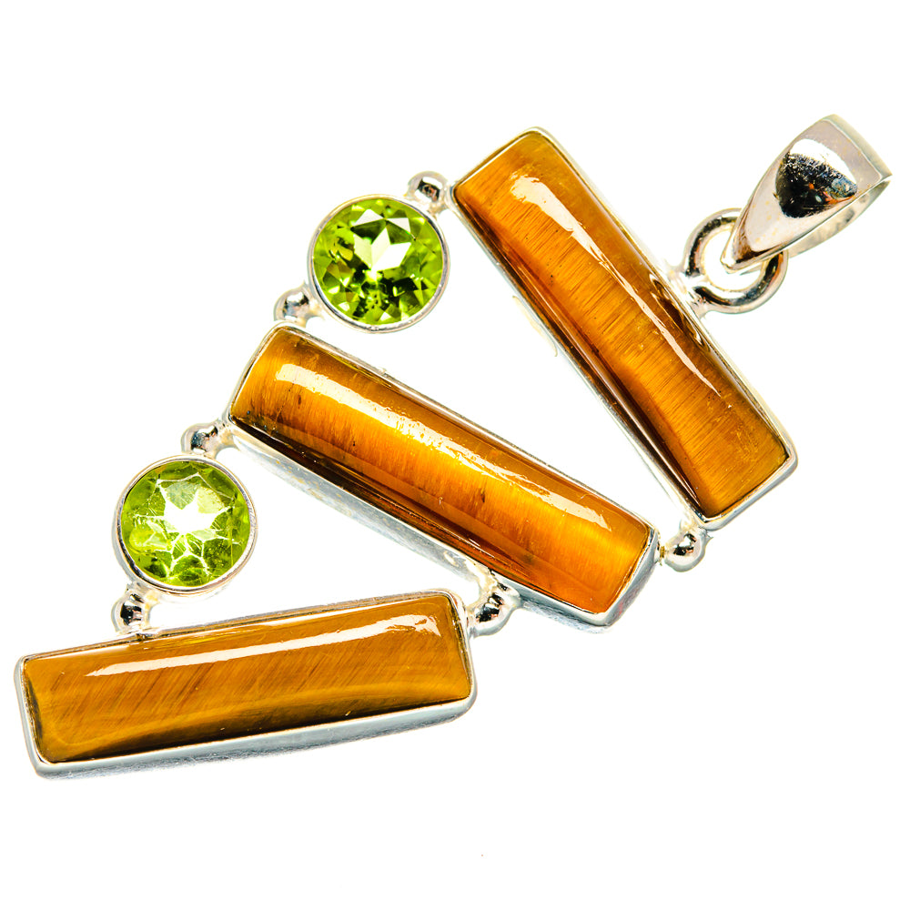 Tiger Eye Pendants handcrafted by Ana Silver Co - PD23721 - Photo 2