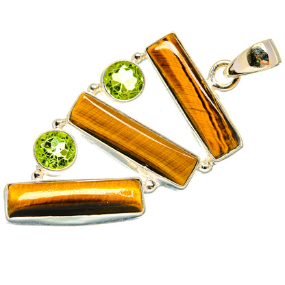 Tiger Eye Pendants handcrafted by Ana Silver Co - PD23722 - Photo 2