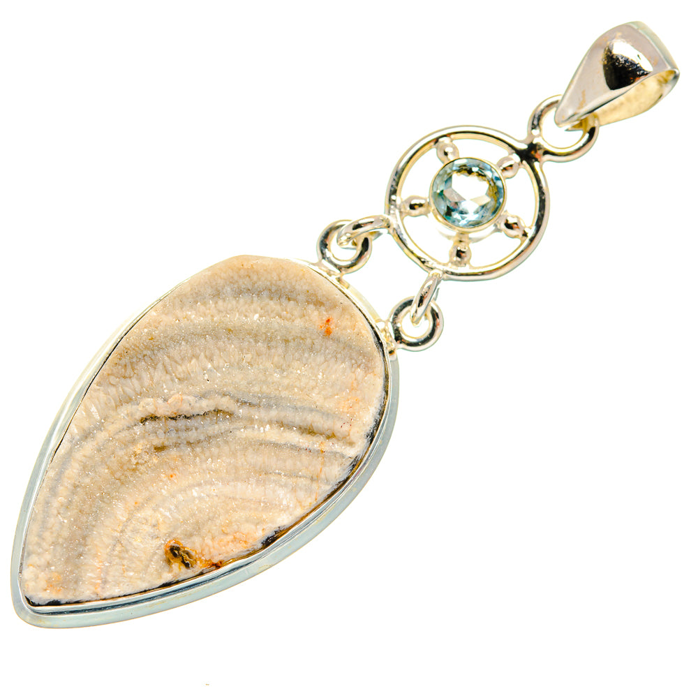 Desert Druzy Pendants handcrafted by Ana Silver Co - PD23725 - Photo 2