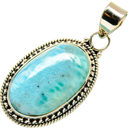 Larimar Pendants handcrafted by Ana Silver Co - PD23730 - Photo 2
