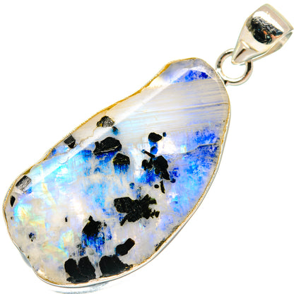 Rainbow Moonstone Pendants handcrafted by Ana Silver Co - PD23743 - Photo 2