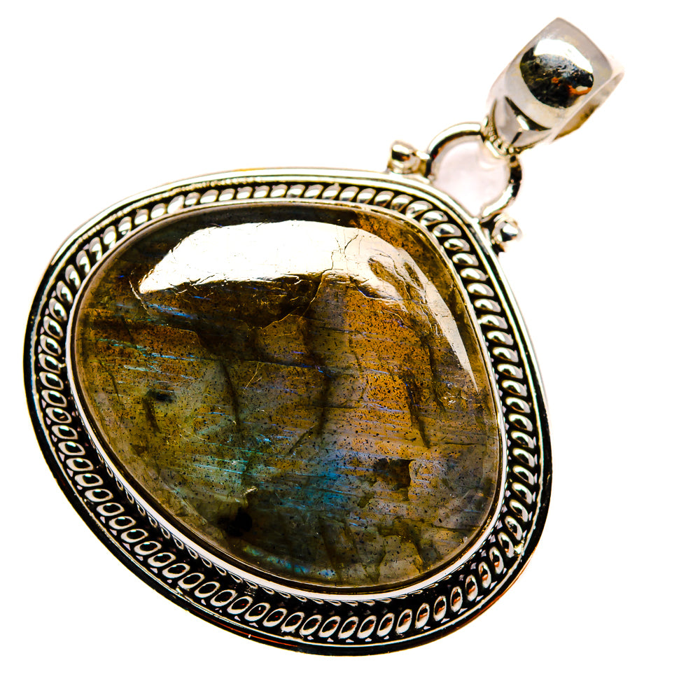 Labradorite Pendants handcrafted by Ana Silver Co - PD23770 - Photo 2