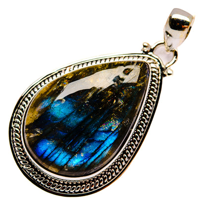 Labradorite Pendants handcrafted by Ana Silver Co - PD23772 - Photo 2