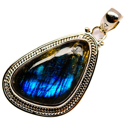 Labradorite Pendants handcrafted by Ana Silver Co - PD23778 - Photo 2