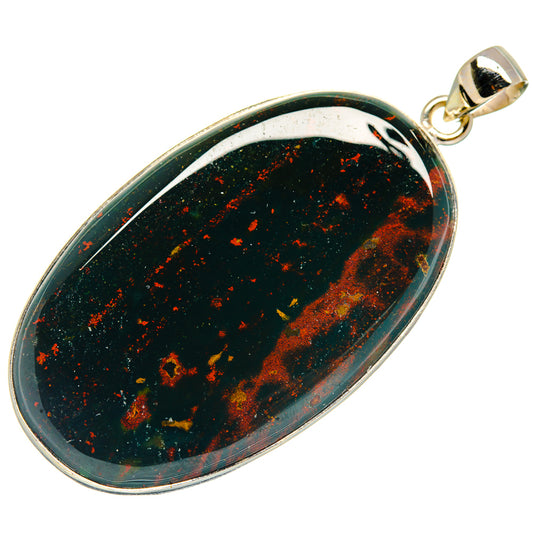 Bloodstone Pendants handcrafted by Ana Silver Co - PD23792 - Photo 2
