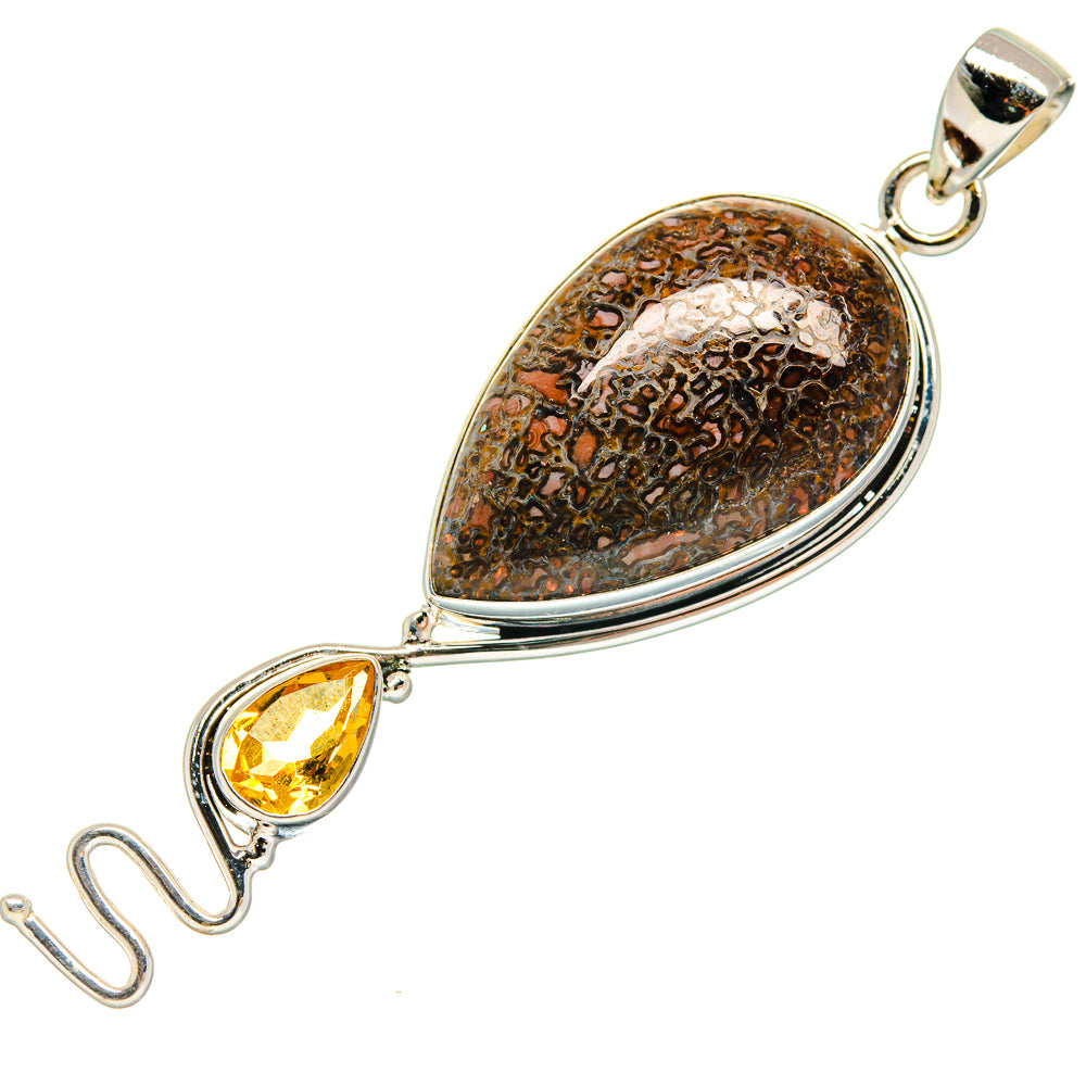 Dinosaur Bone Pendants handcrafted by Ana Silver Co - PD23794 - Photo 2