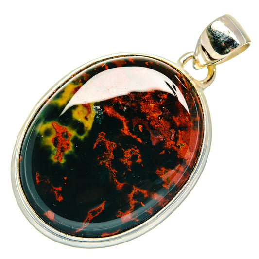 Bloodstone Pendants handcrafted by Ana Silver Co - PD23800 - Photo 2