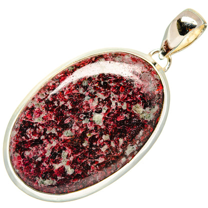 Russian Eudialyte Pendants handcrafted by Ana Silver Co - PD23843 - Photo 2