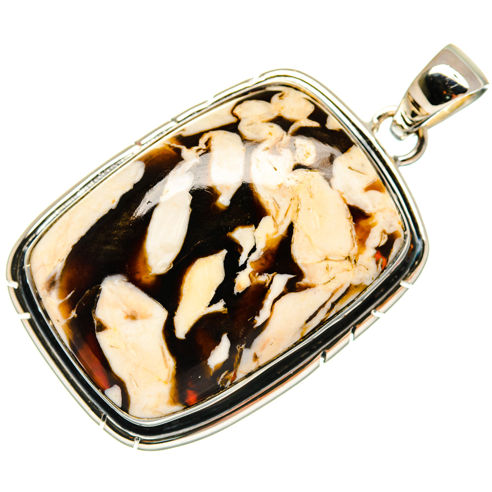 Peanut Wood Jasper Pendants handcrafted by Ana Silver Co - PD23856 - Photo 2