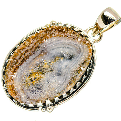Desert Druzy Pendants handcrafted by Ana Silver Co - PD23863 - Photo 2