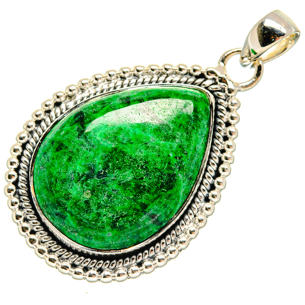 Gaspeite Pendants handcrafted by Ana Silver Co - PD23873 - Photo 2