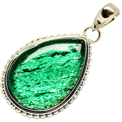 Green Aventurine Pendants handcrafted by Ana Silver Co - PD23882 - Photo 2