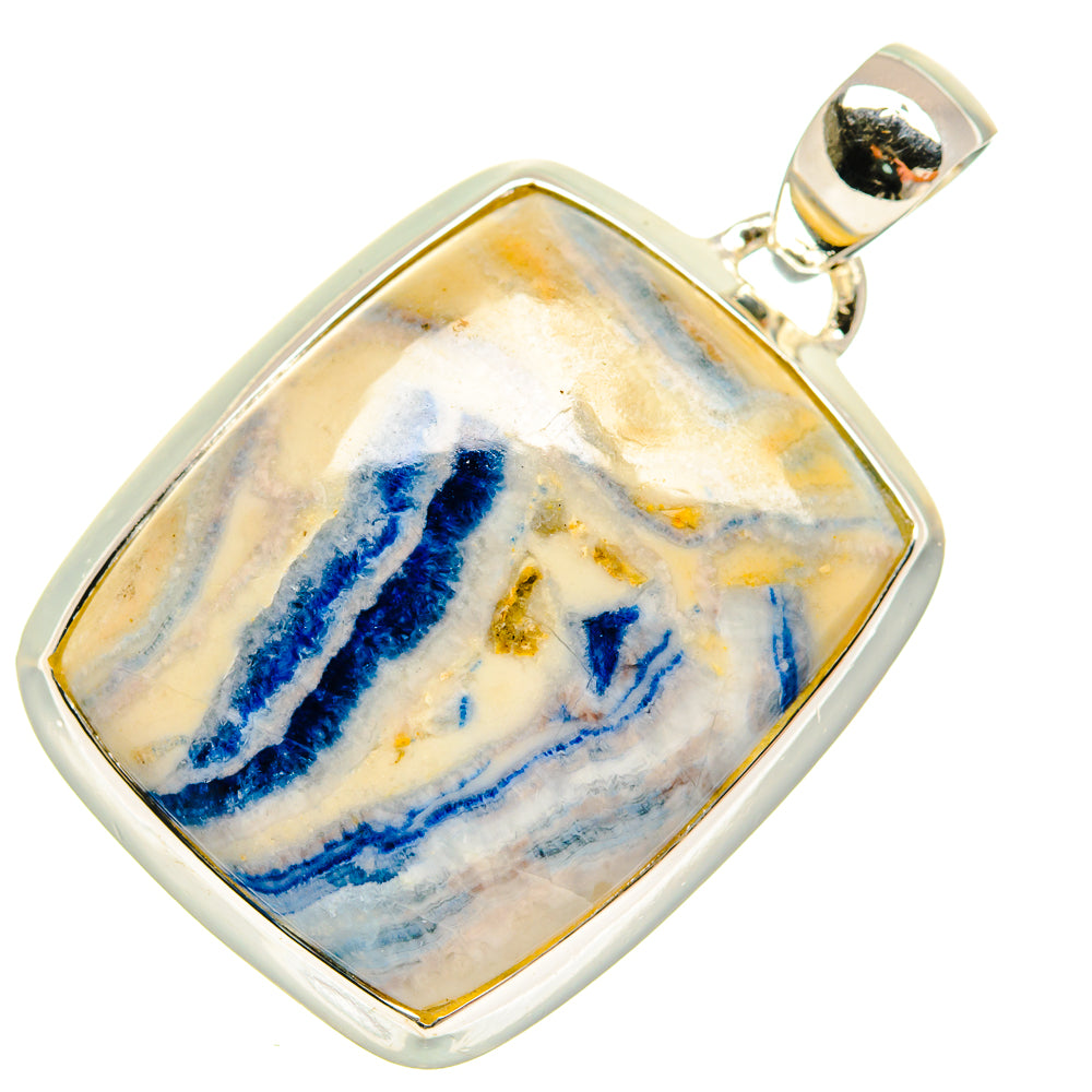 Blue Scheelite Pendants handcrafted by Ana Silver Co - PD23906 - Photo 2
