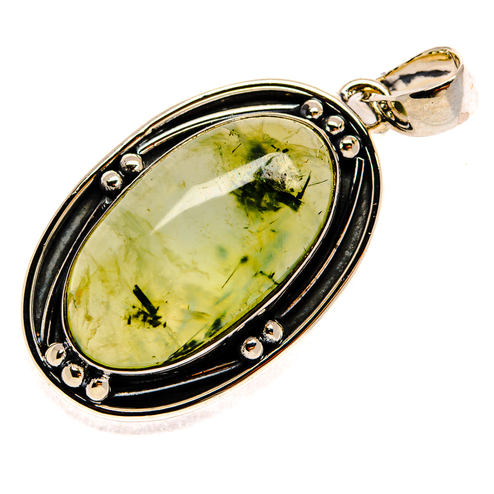 Prehnite Pendants handcrafted by Ana Silver Co - PD23928 - Photo 2