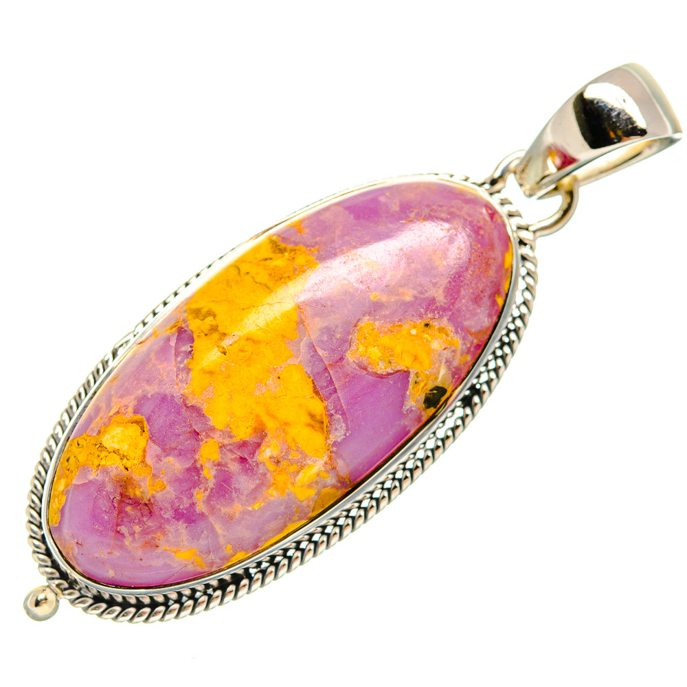 Phosphosiderite Pendants handcrafted by Ana Silver Co - PD23930 - Photo 2
