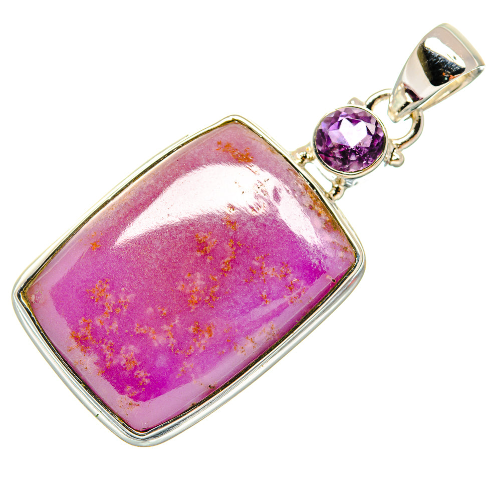 Phosphosiderite Pendants handcrafted by Ana Silver Co - PD23949 - Photo 2