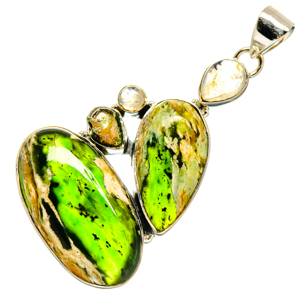 Rainforest Opal Pendants handcrafted by Ana Silver Co - PD23950 - Photo 2