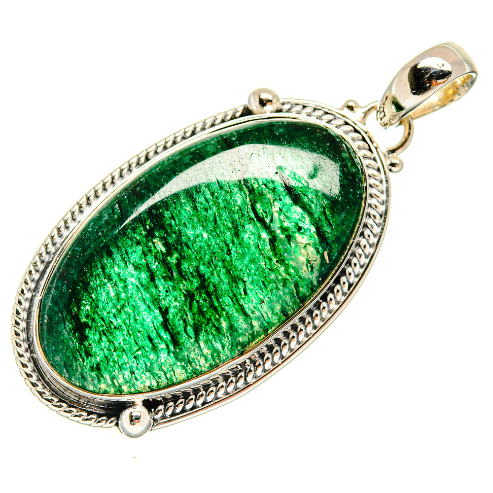 Green Aventurine Pendants handcrafted by Ana Silver Co - PD23965 - Photo 2