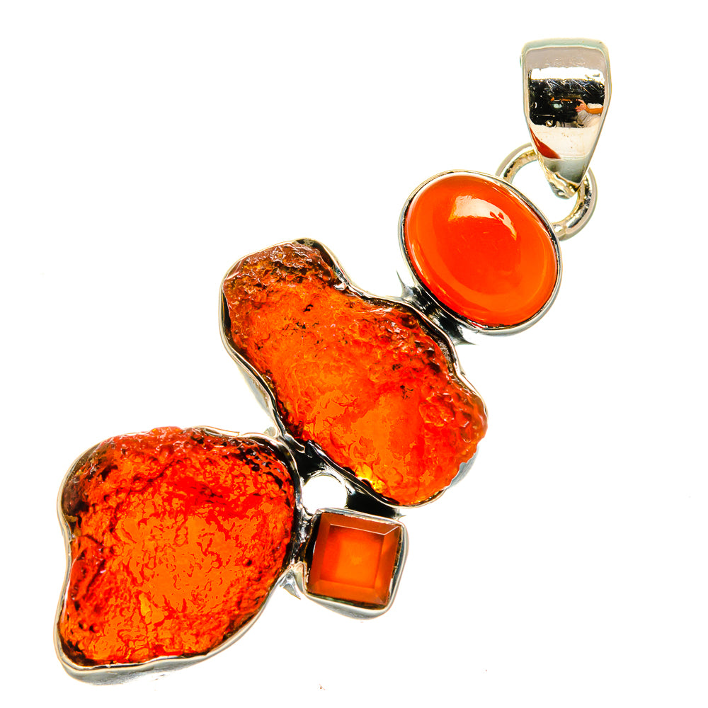 Carnelian Pendants handcrafted by Ana Silver Co - PD23970 - Photo 2
