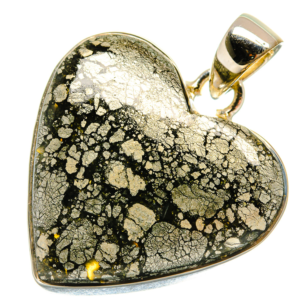 Pyrite Agate Pendants handcrafted by Ana Silver Co - PD23973 - Photo 2