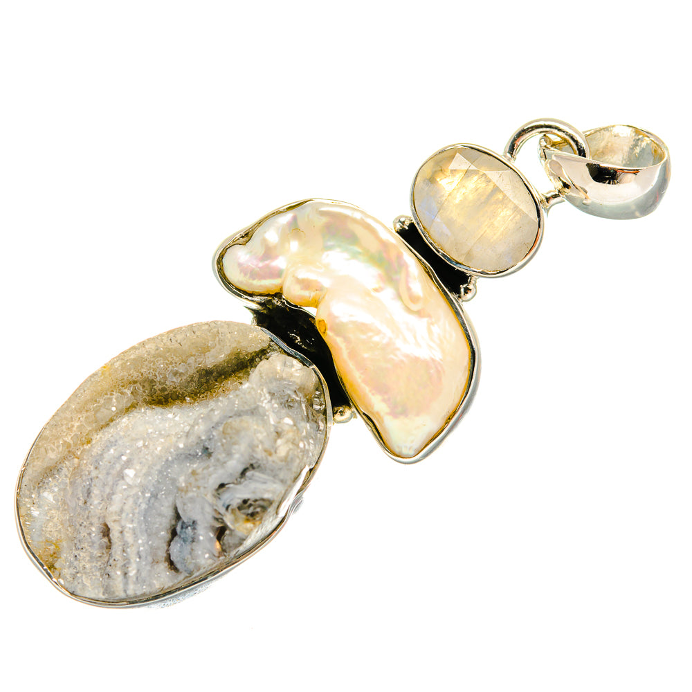 Desert Druzy Pendants handcrafted by Ana Silver Co - PD23990 - Photo 2