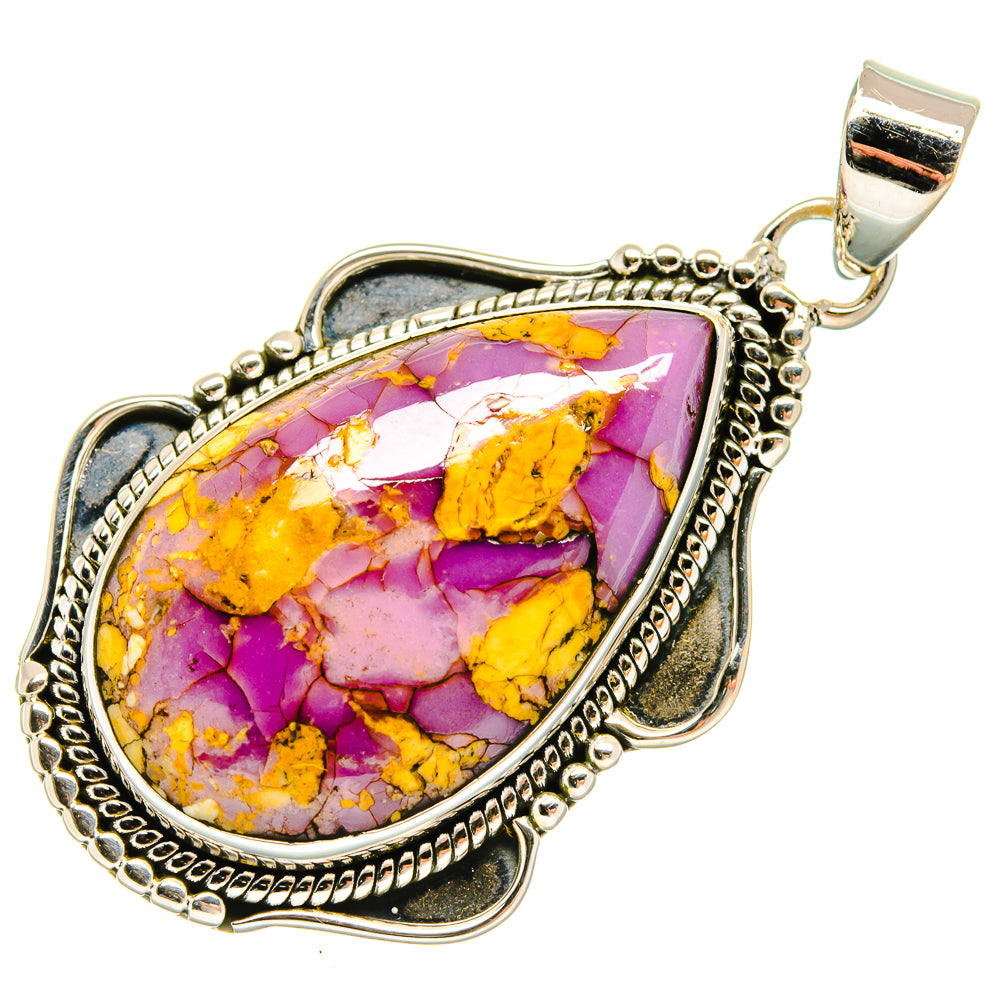 Phosphosiderite Pendants handcrafted by Ana Silver Co - PD23992 - Photo 2