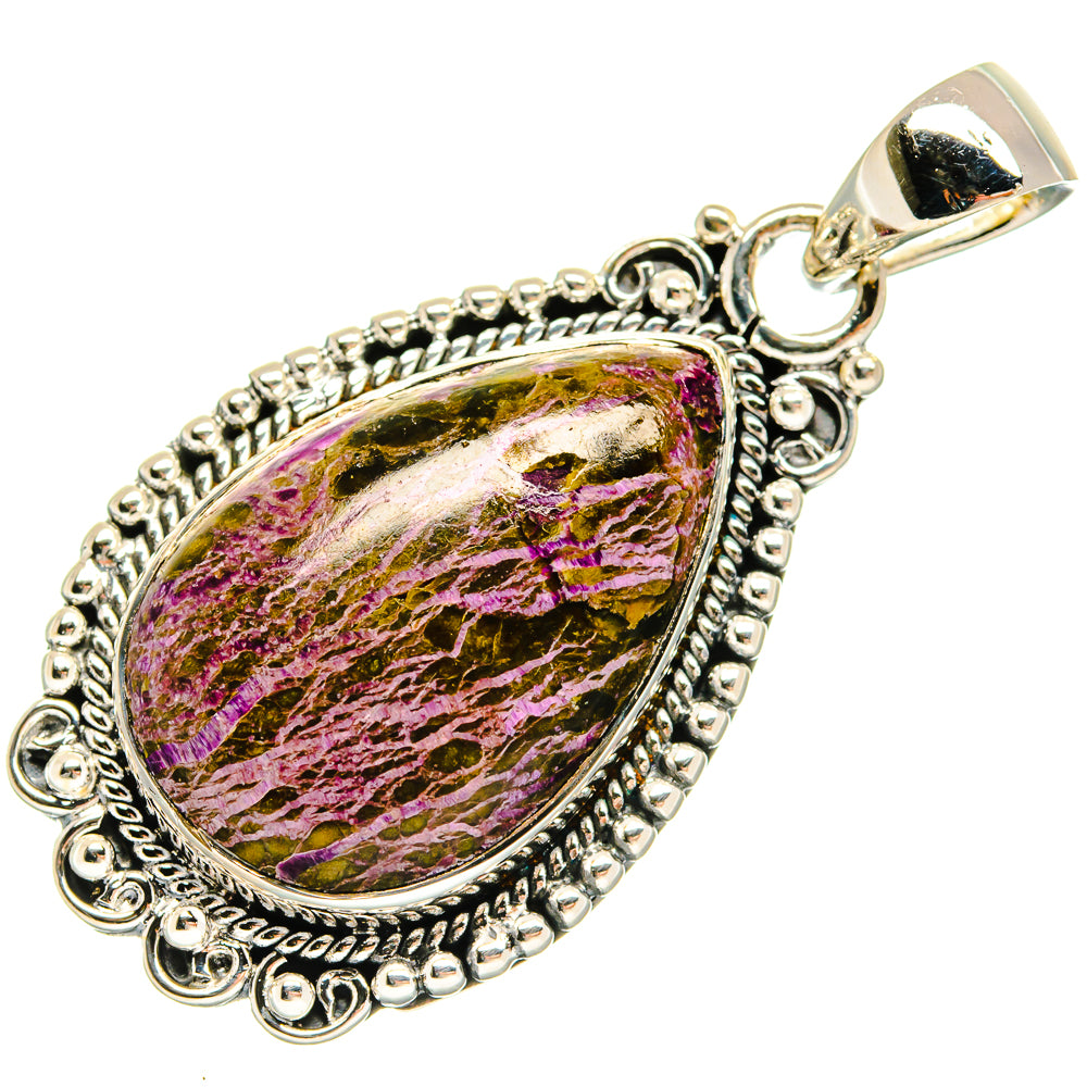 Stichtite Pendants handcrafted by Ana Silver Co - PD23993 - Photo 2