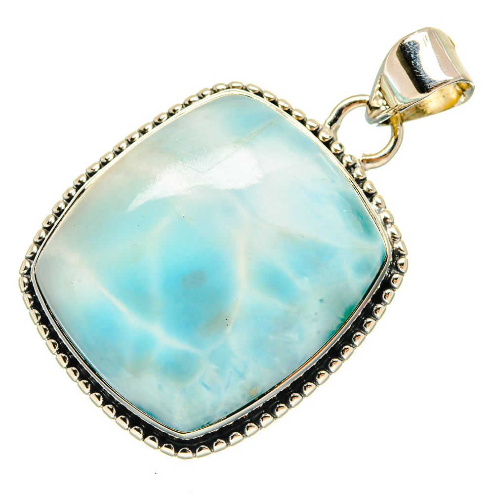 Larimar Pendants handcrafted by Ana Silver Co - PD24004 - Photo 2