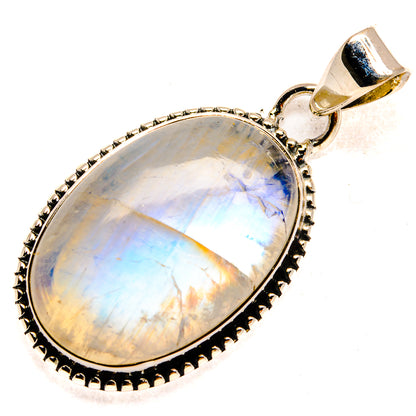 Rainbow Moonstone Pendants handcrafted by Ana Silver Co - PD24012 - Photo 2
