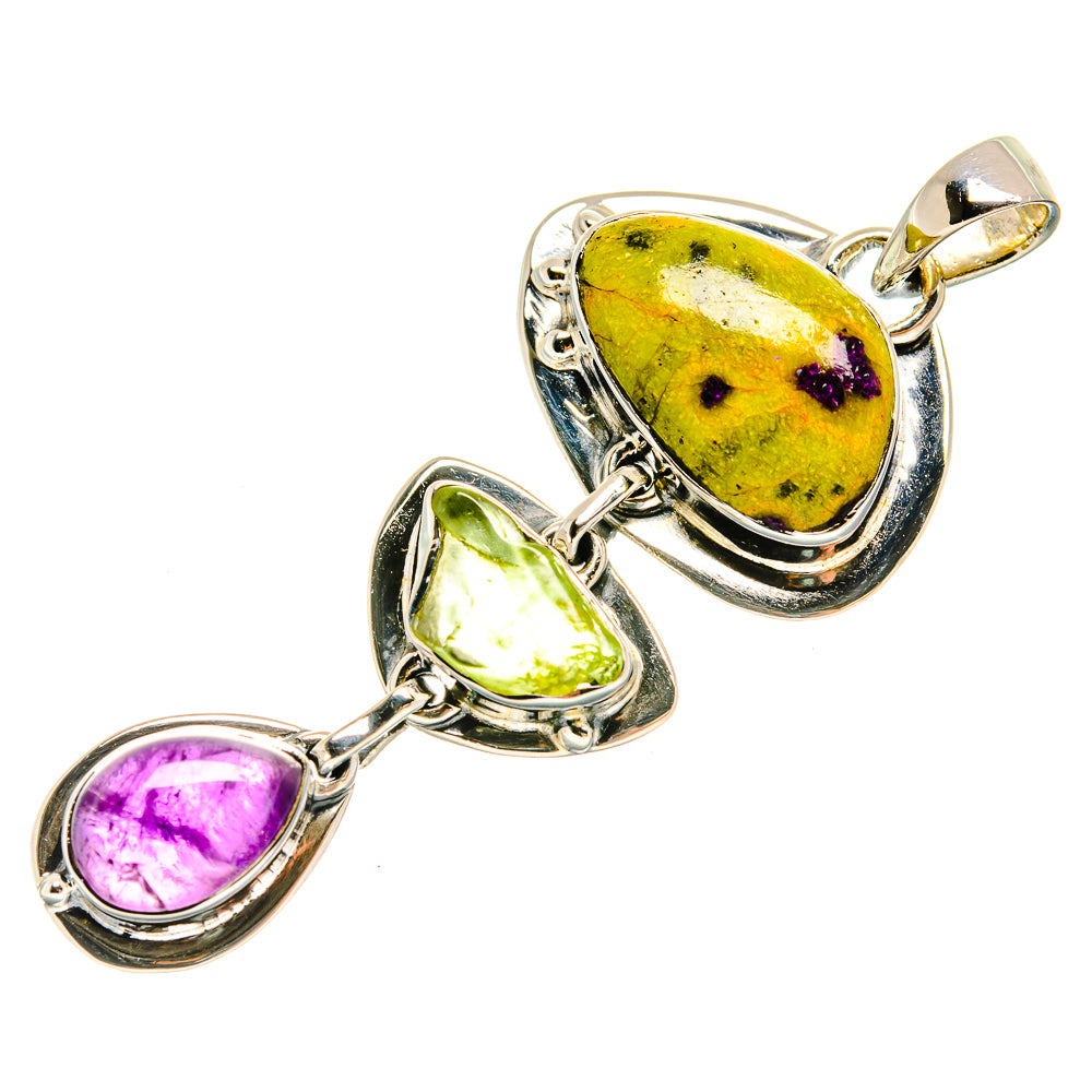 Atlantisite Pendants handcrafted by Ana Silver Co - PD24014 - Photo 2