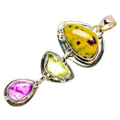 Atlantisite Pendants handcrafted by Ana Silver Co - PD24014 - Photo 2
