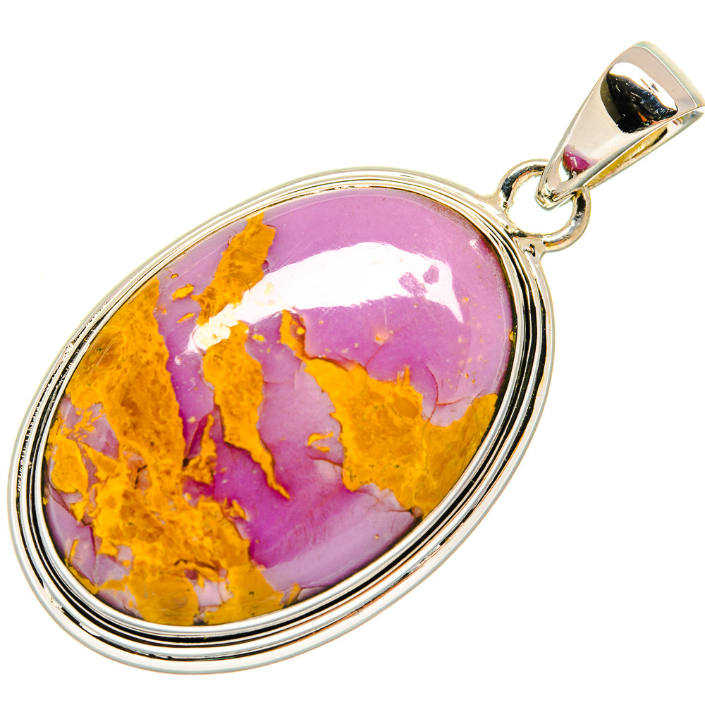 Phosphosiderite Pendants handcrafted by Ana Silver Co - PD24037 - Photo 2