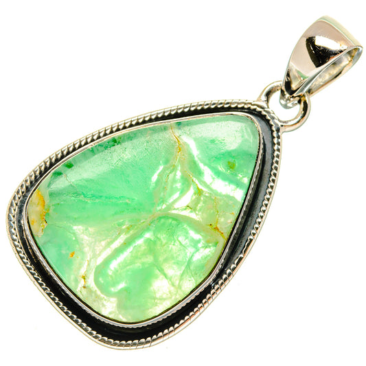 Variscite Pendants handcrafted by Ana Silver Co - PD24046 - Photo 2