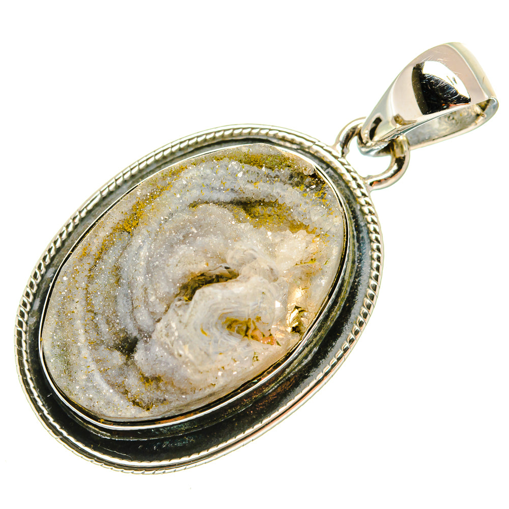 Desert Druzy Pendants handcrafted by Ana Silver Co - PD24051 - Photo 2