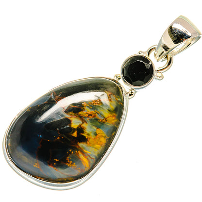Pietersite Pendants handcrafted by Ana Silver Co - PD24055 - Photo 2