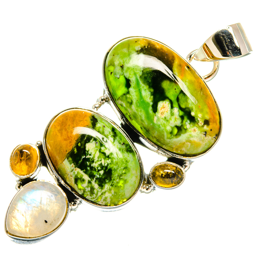 Rainforest Opal Pendants handcrafted by Ana Silver Co - PD24056 - Photo 2