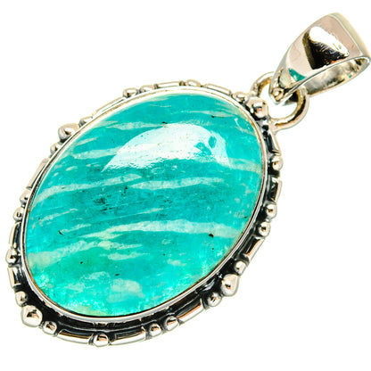 Amazonite Pendants handcrafted by Ana Silver Co - PD24062 - Photo 2