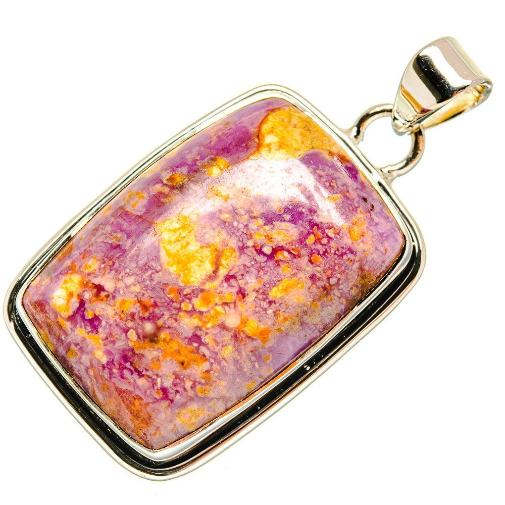Phosphosiderite Pendants handcrafted by Ana Silver Co - PD24069 - Photo 2