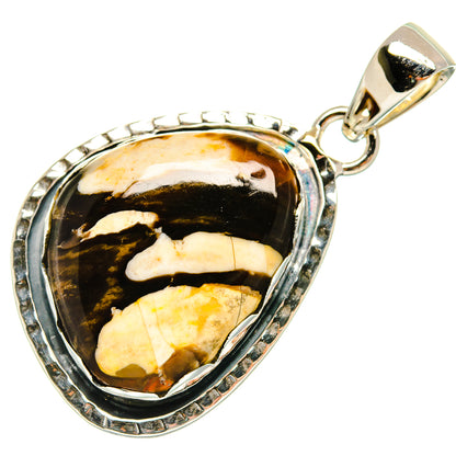 Peanut Wood Jasper Pendants handcrafted by Ana Silver Co - PD24070 - Photo 2