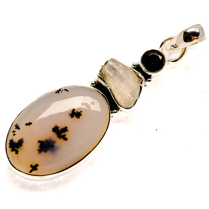 Dendritic Opal Pendants handcrafted by Ana Silver Co - PD24082 - Photo 2