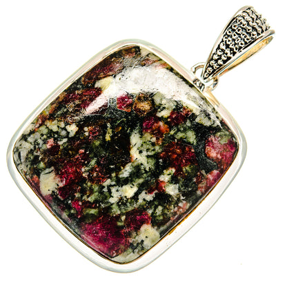Russian Eudialyte Pendants handcrafted by Ana Silver Co - PD24101 - Photo 2