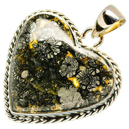 Pyrite Agate Pendants handcrafted by Ana Silver Co - PD24104 - Photo 2
