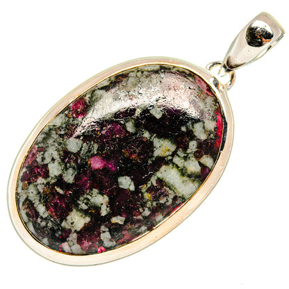 Russian Eudialyte Pendants handcrafted by Ana Silver Co - PD24108 - Photo 2